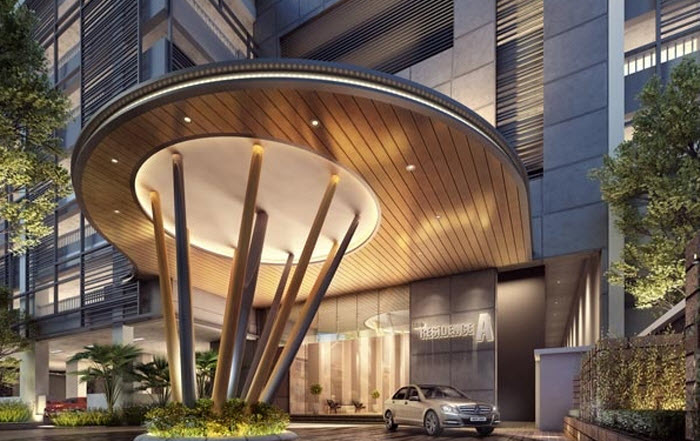 Conezion’s grand and stylish lobby