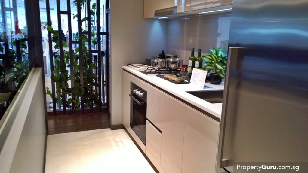 2BR + study kitchen and balcony