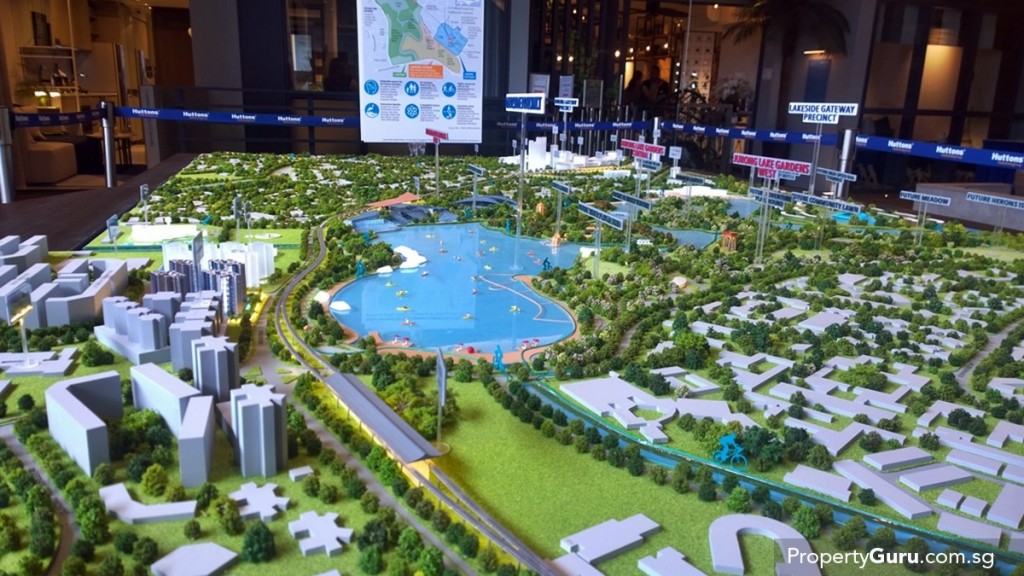 3D model of Jurong lake district