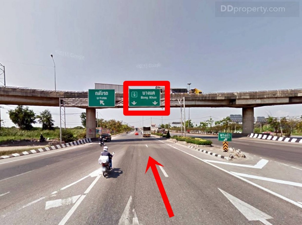 ตรงไปประมาณ 3 กม. มุ่งหน้าสู่บางแค