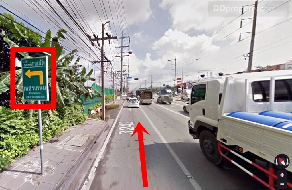 หลังจากที่เลี้ยวเข้าสู่ถนนเอกชัย ให้ตรงไปตามทางจนถึงซอยบางบอน 3 มีทางลัดไปยัง ซอยเพชรเกษม 69
