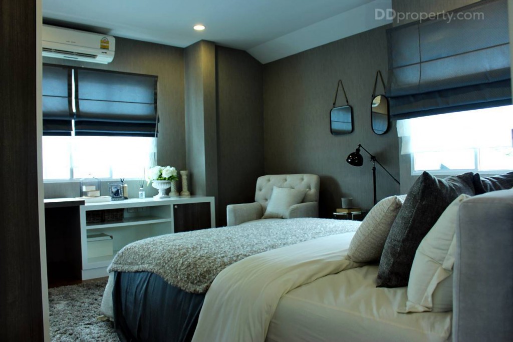 มุมมองภายในห้องนอน 1 ขนาด 3 x 4 เมตร 