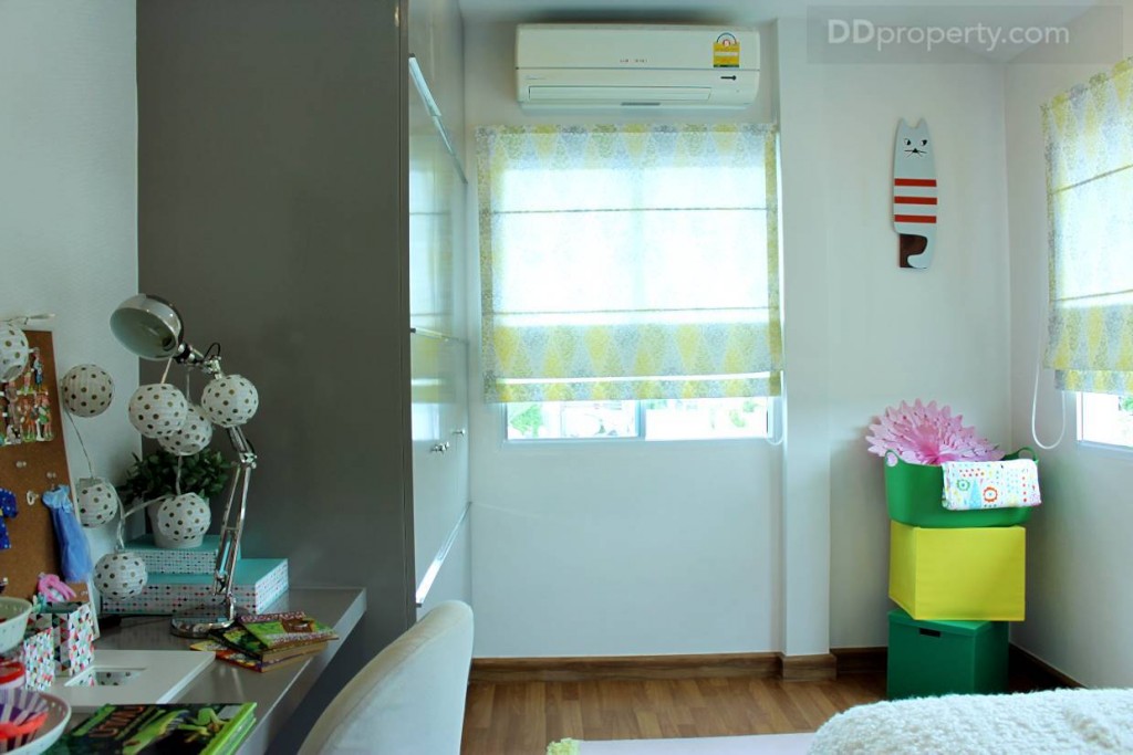 ห้องนอนที่ 3 เป็นห้องนอนเล็กที่สุดของบ้านโดยมีขนาดประมาณ 3x4 เมตร 