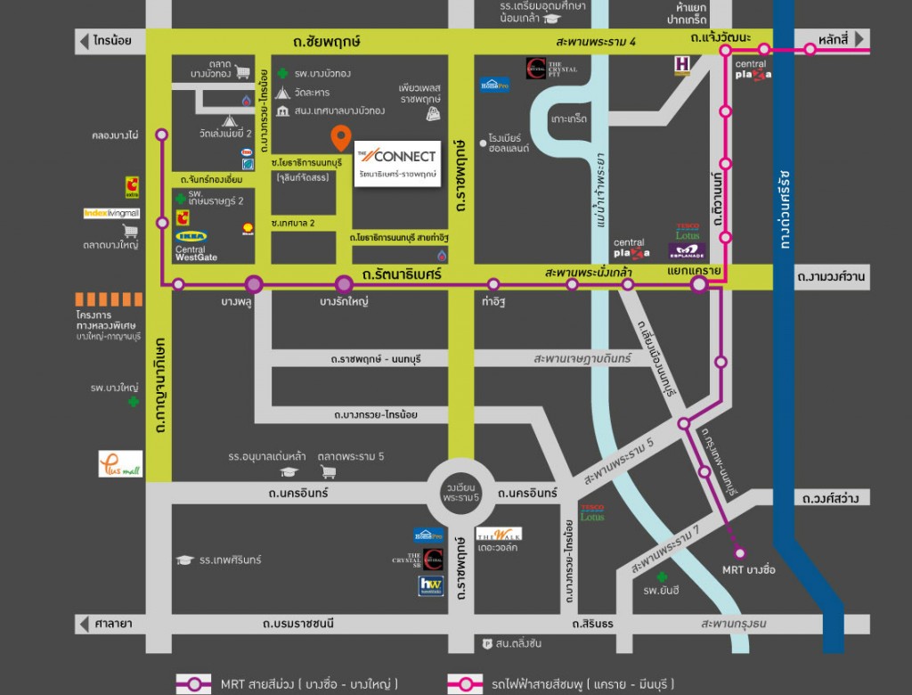 Connect Ratchapruek - Rattanathibet_map