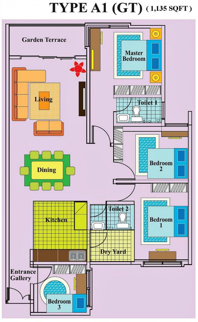 Ehsan Residence - Type GT