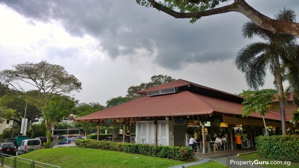 Hawker centre across road from Adana