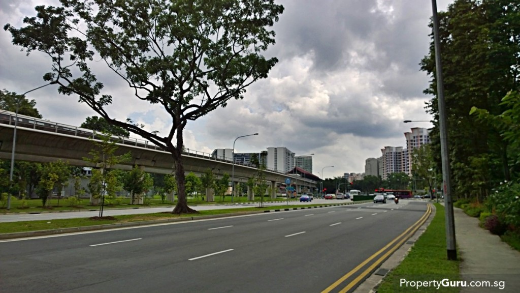 Lakeside MRT station from Lake Grande