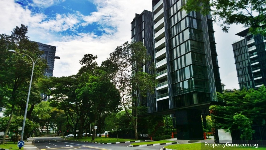 One Balmoral main entrance along Balmoral Road