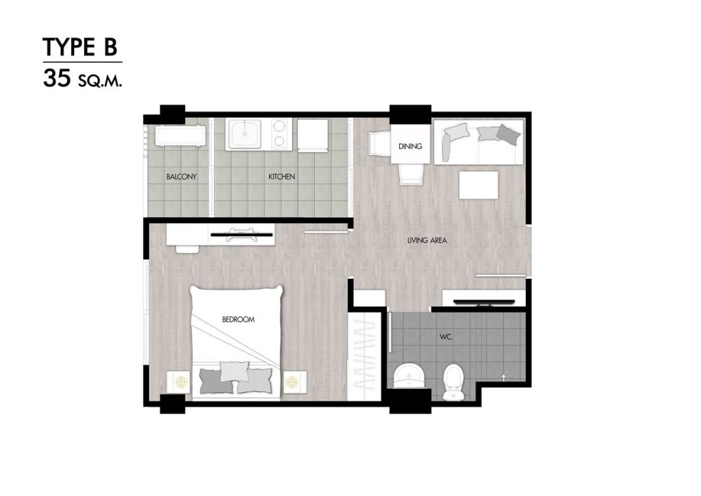 Per-Niche Rama2 f2 Room Type B-01-20160823