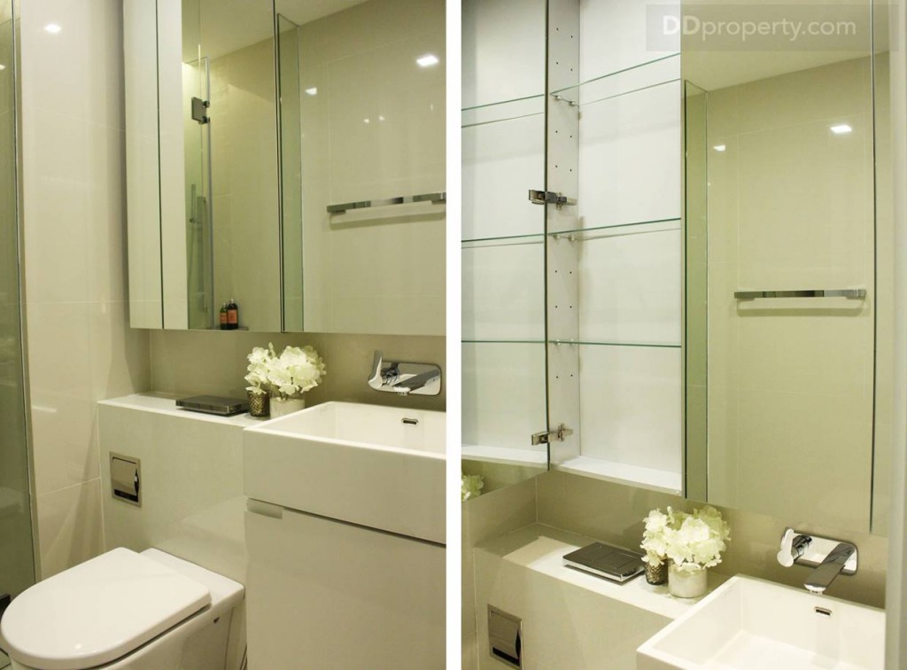 ตู้เก็บของพร้อมกระจกเงา Bath&Spa