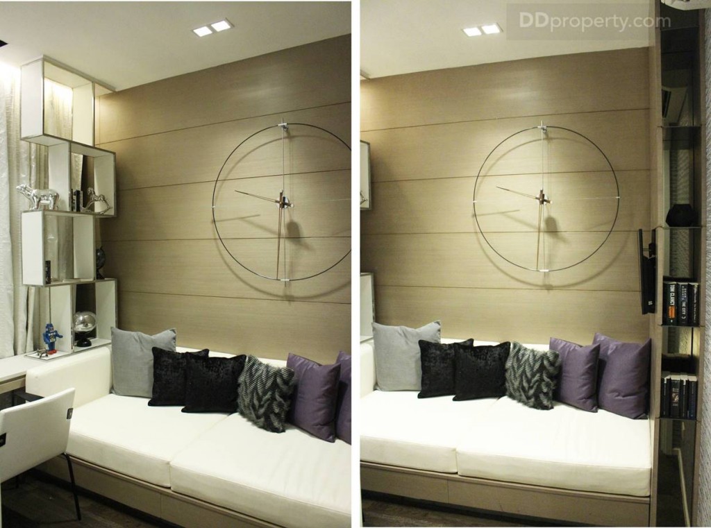 มากันส่วนของห้องนอนเล็ก ซึ่งห้องจริงจะเป็นห้องเปล่าๆ ไม่มีการตกแต่อะไร