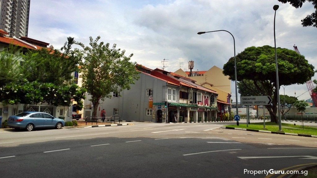 Spottiswoode Park opposite SGH