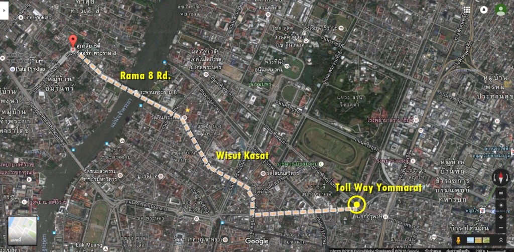 *ในอนาคตทางด่วนที่อยู่ใกล้เข้ามาจะเป็นทางด่วนศรีรัช ที่จะมาลงยังบรมราชชนนีได้