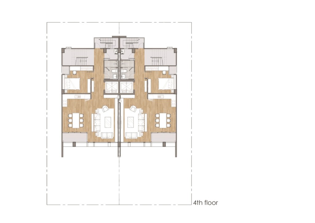 แปลนชั้น 4: kitchen and bathroom