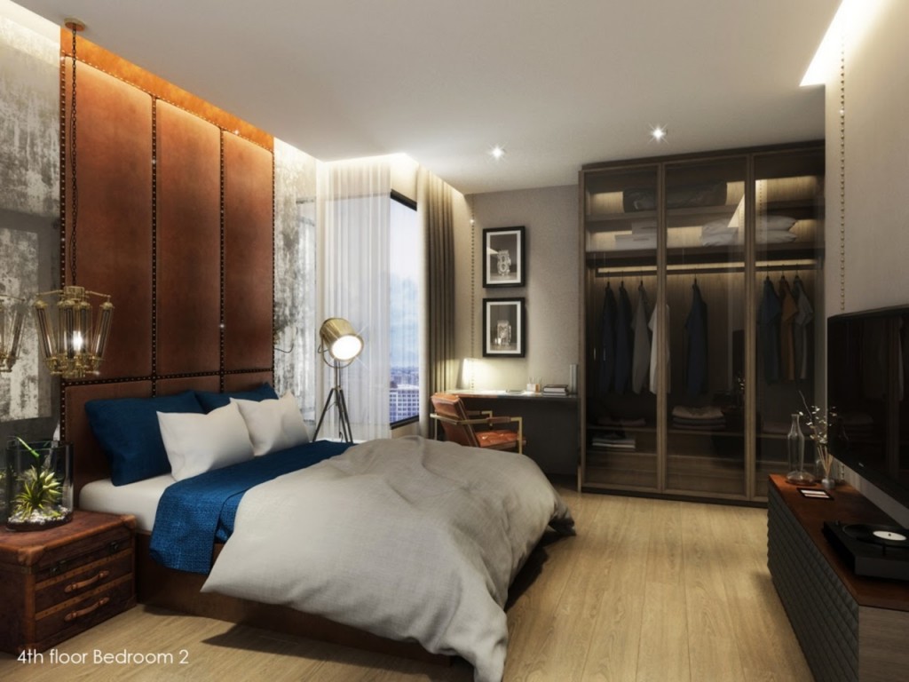 ชั้น 4 เป็นพื้นที่สำหรับครัวและห้องนอนเล็ก