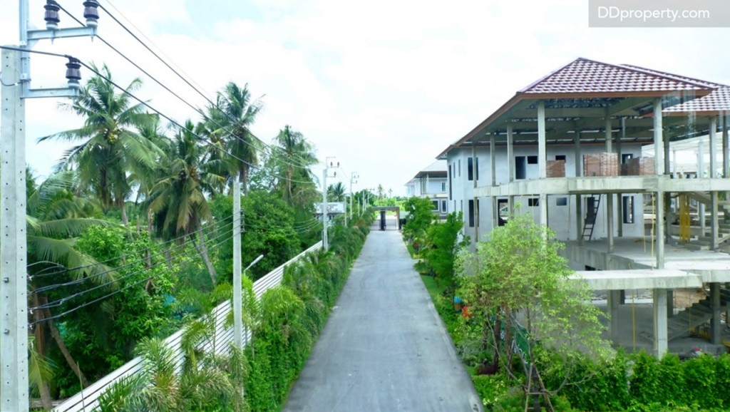 มุมเมื่อมองออกมาจากหน้าต่างของฟิตเนส