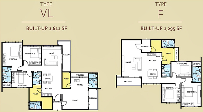 Villa Crystal - Type VL and Type F
