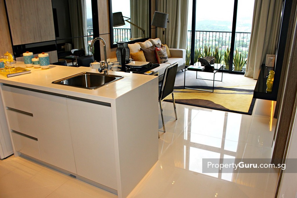 d'Leedon living view 1 BR