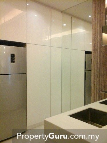 Refrigerator and cabinets