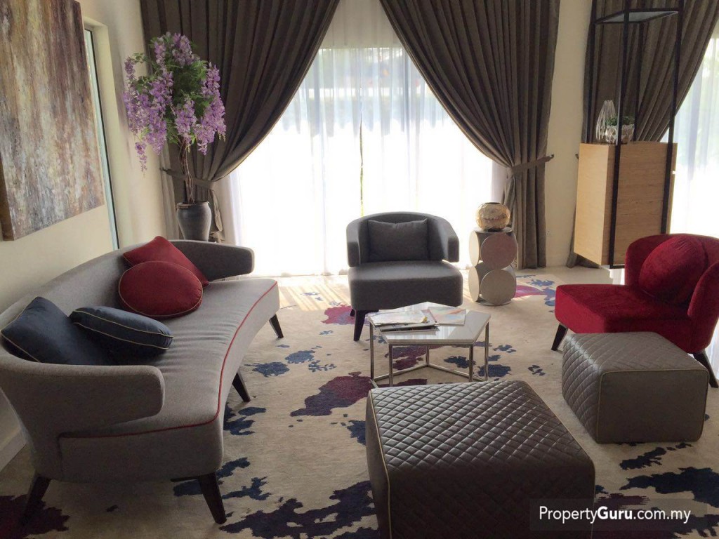 Serene Heights Show Unit Living Room