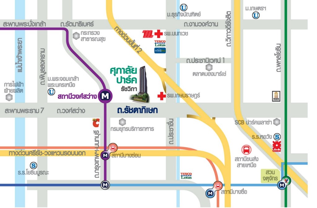 supalai park ratchavipha Map-Park-Ratchavipha-003