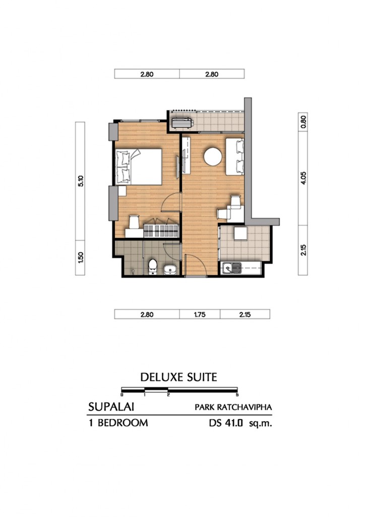 supalai park ratchavipha Plan room5 ds_rotate-005