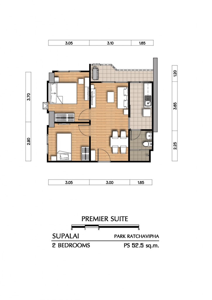 supalai park ratchavipha Plan room6 ps_rotate-006