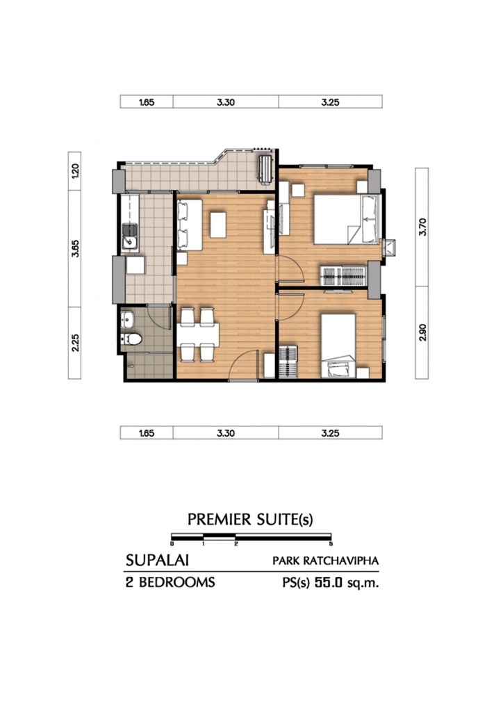 supalai park ratchavipha Plan room7 ps(s)-007