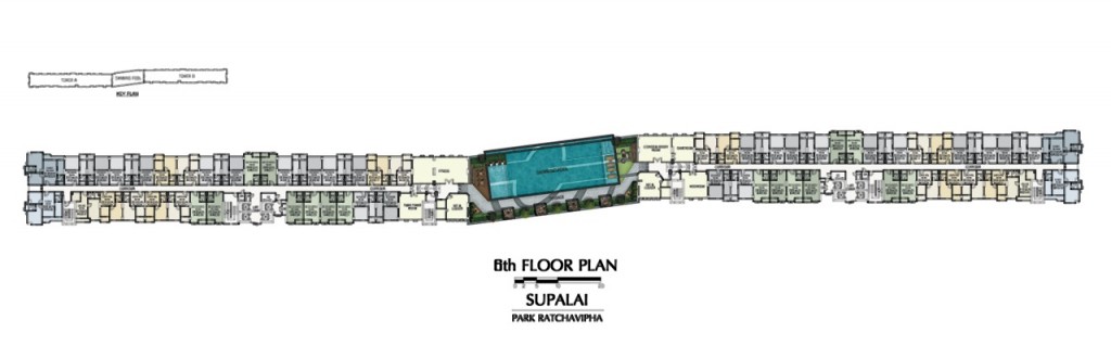 supalai park ratchavipha Plan1 6th FLOOR PLAN-001