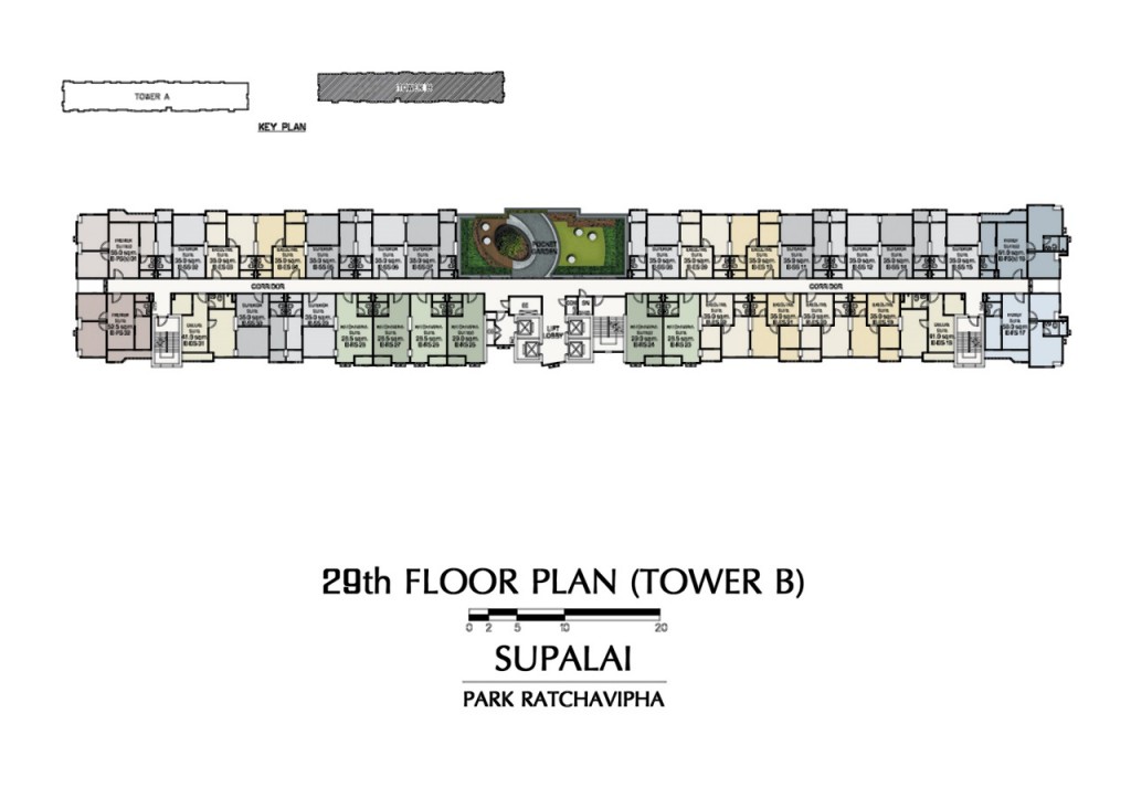supalai park ratchavipha Plan29th FLOOR PLAN (TOWER B)-007