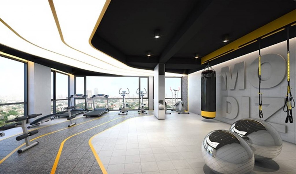 ภาพจำลอง Sky Fitness ขนาด 50 ตารางเมตร