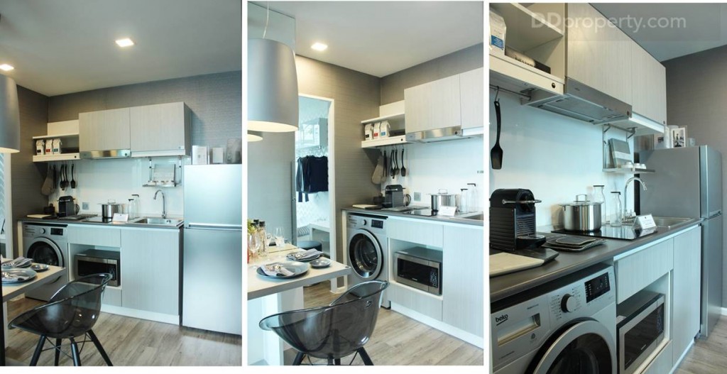 มุมมองภายในห้องครัว