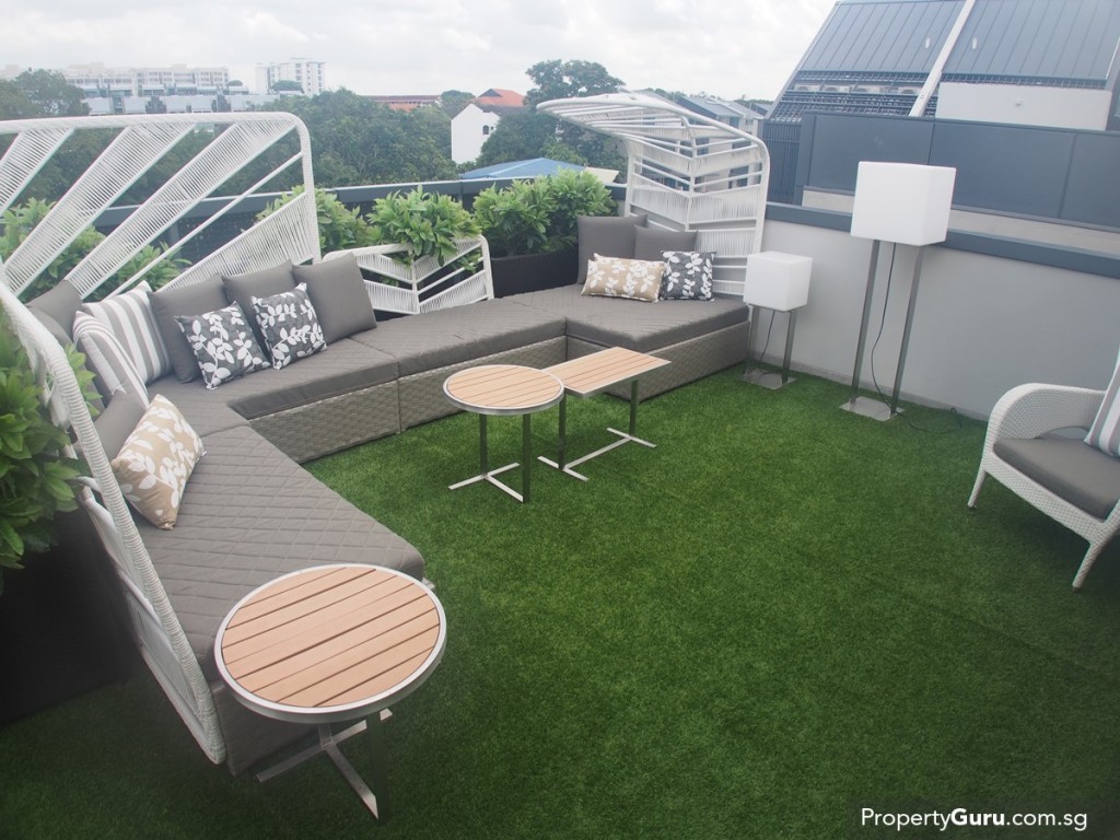 Private roof terrace