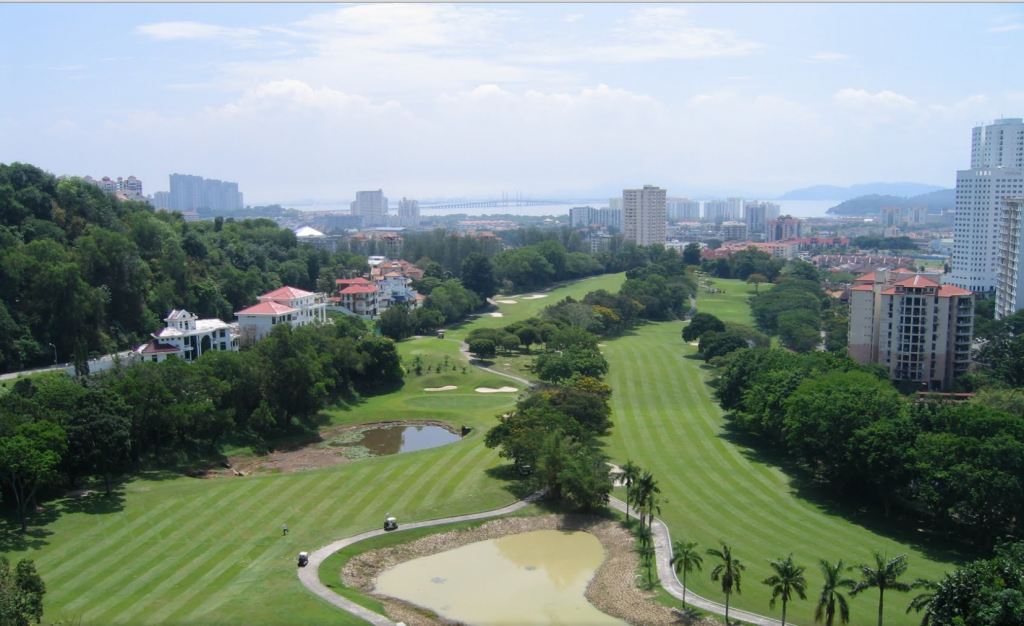 Aerial View of the Bukit Jambul Golf & Country Club (Source: https://maps.google.com)