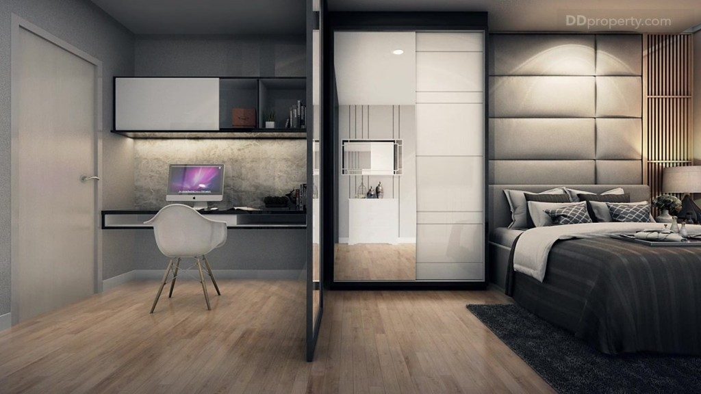 ภาพจำลองห้องตัวอย่างแบบหนึ่งห้องนอน