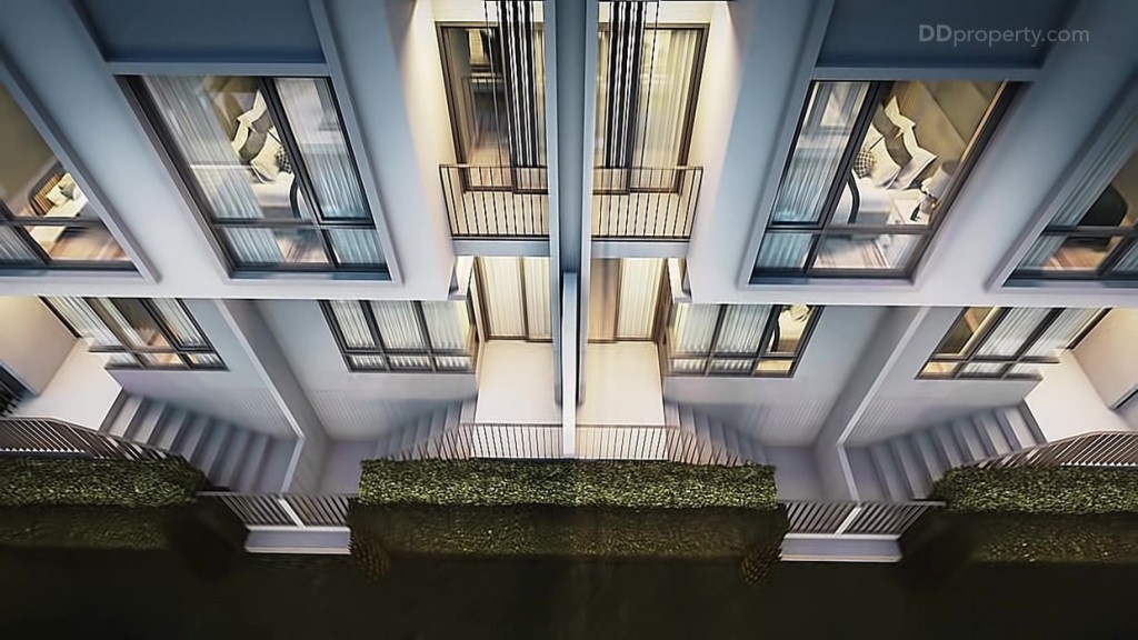 ภาพจำลองมุมสูงบริเวณวิวสวน