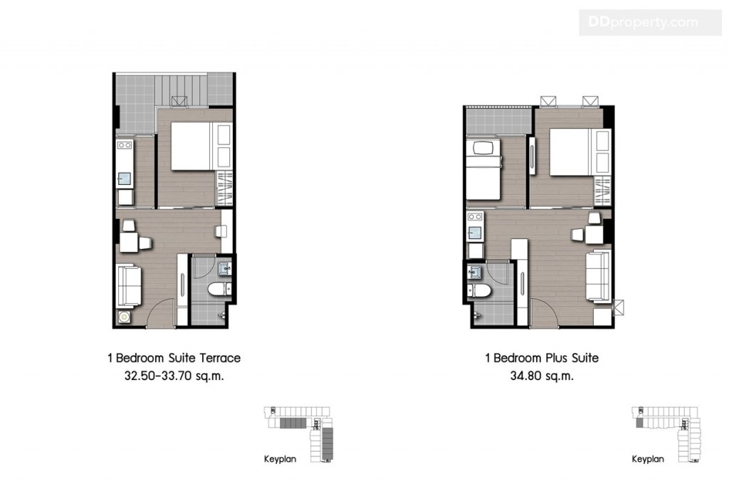 K-K-2016-07-27 _ Kensington Phaholyothin63 _ Unit_1 Bedroom Suite Terrace-20161013-20161013