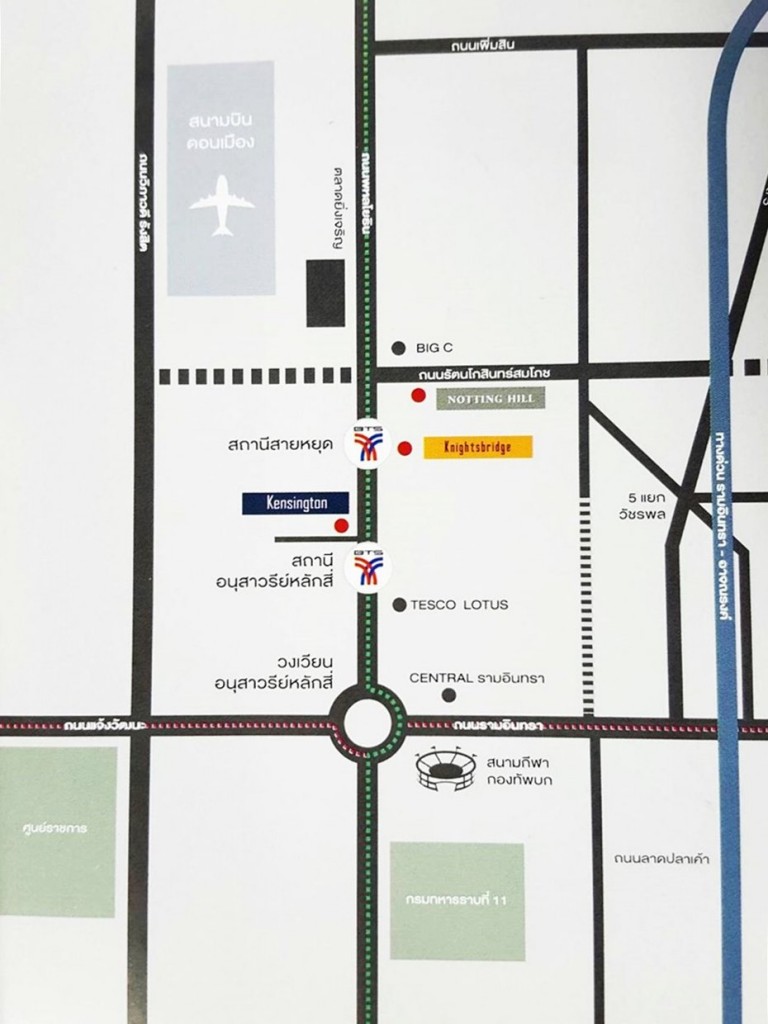 แผนที่โครงการ