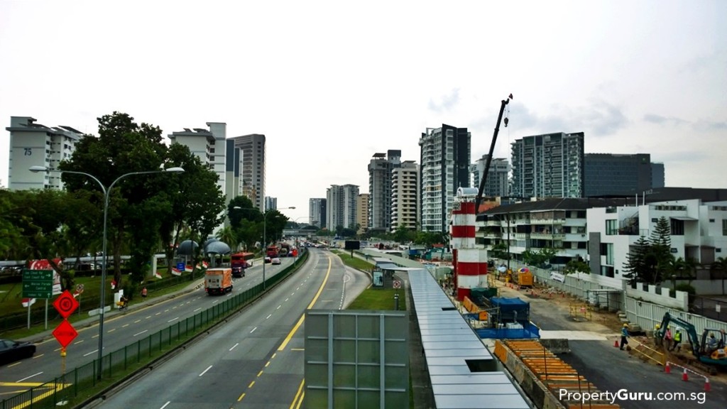 Marine Parade Road toward Parkway Parade