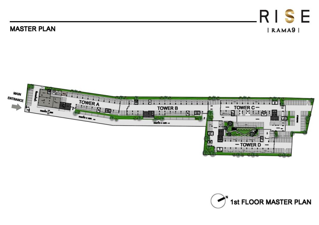 Rise condo rama 9 edit Master Plan -1-015