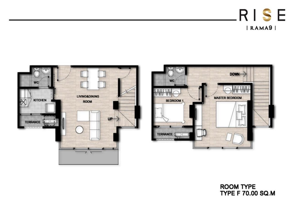 Rise condo rama 9 edittype F - 70 sqm-014