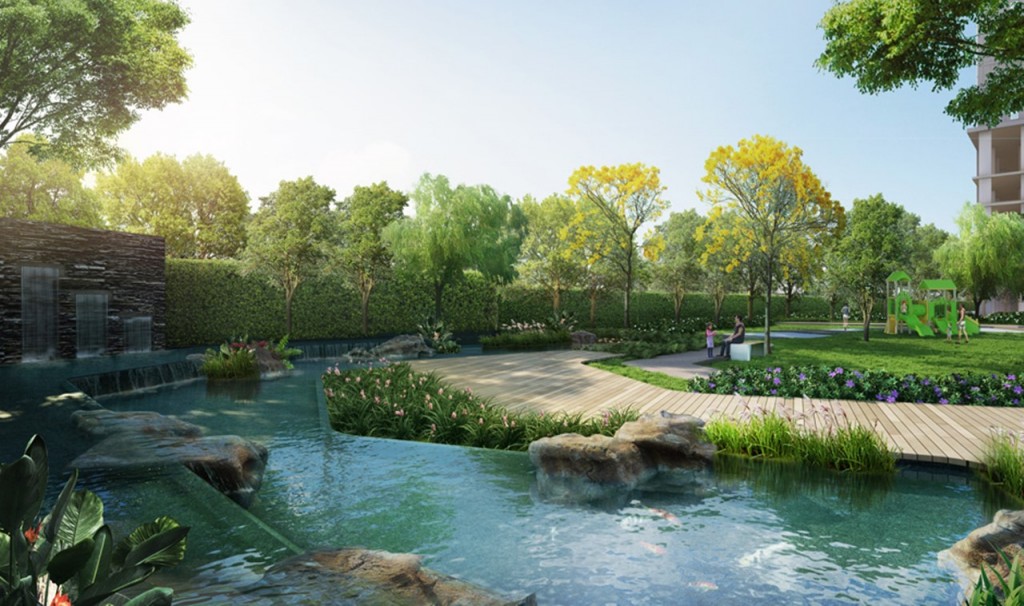 โครงการมีพื้นที่สีเขียว รวมกว่า 4 ไร่ และพื้นที่เปิดโล่งกว่า 78%