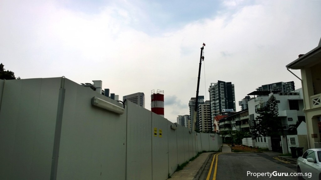 TEL development along Marine Parade Road