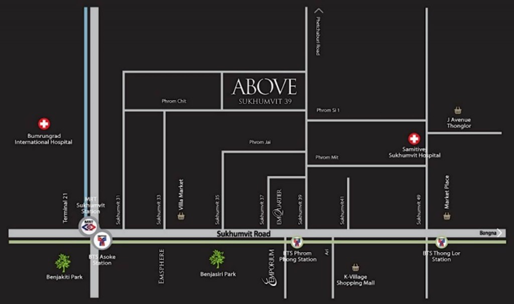 3 Above Sukhumvit 39 - Location0.1 big-map-001
