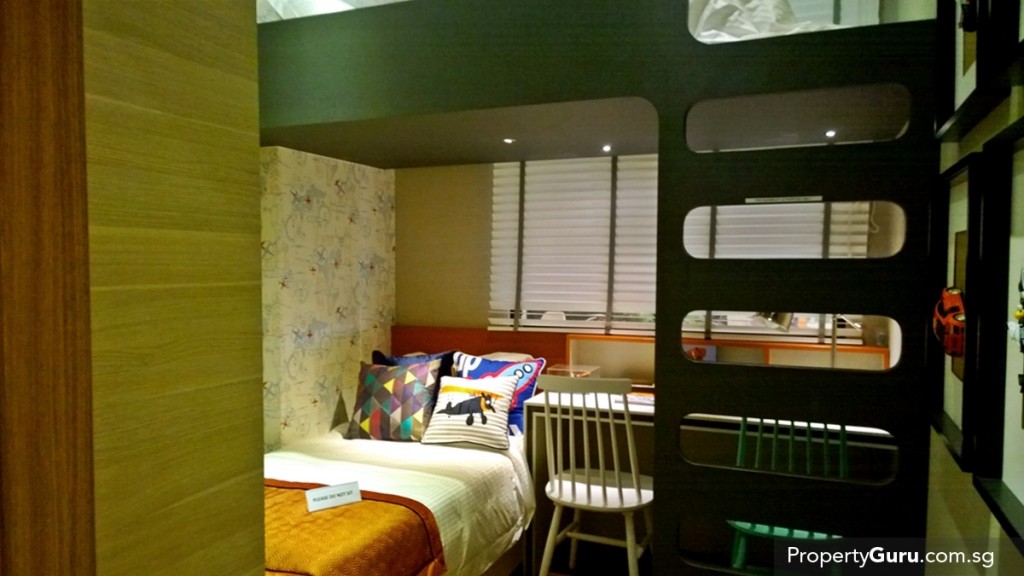 common bedroom with deck