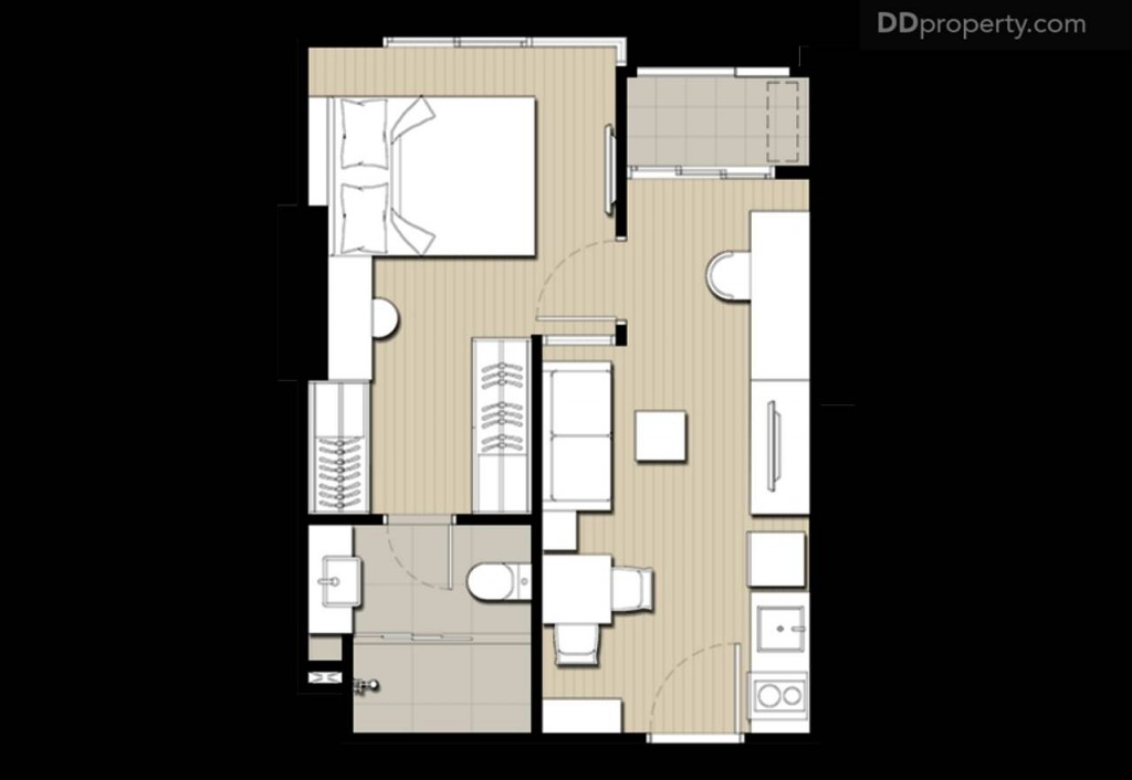 Ideo Pahon Chatujak - Plan10 bed 1 no close kit-010