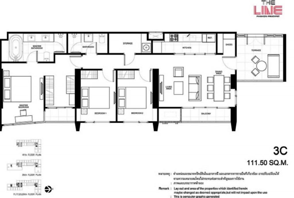 The Line Pahol - Pradipat - Plan3C 111-005