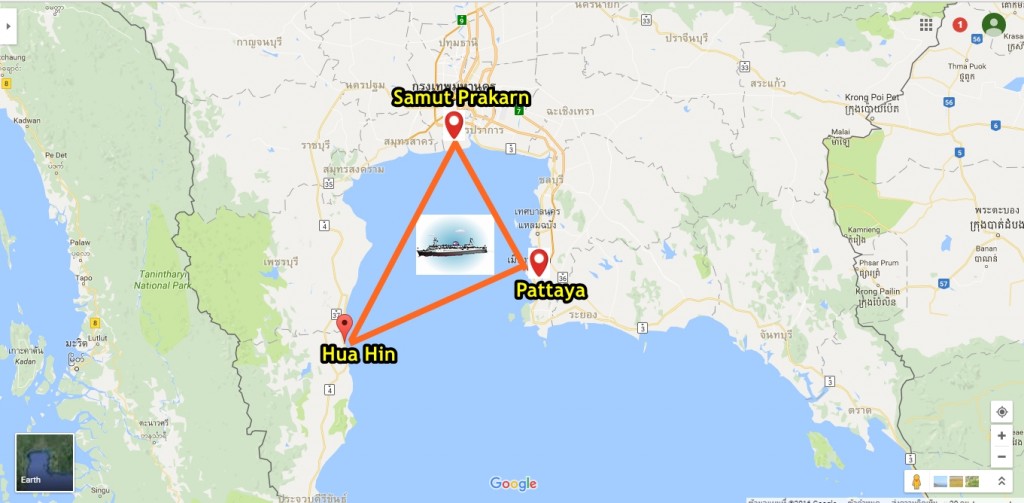 เส้นทางการเดินเรือเฟอร์รี่