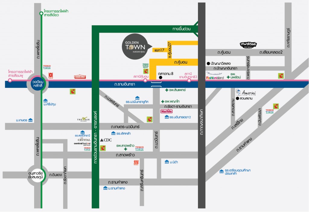 Golden Town Ramintra Khubon