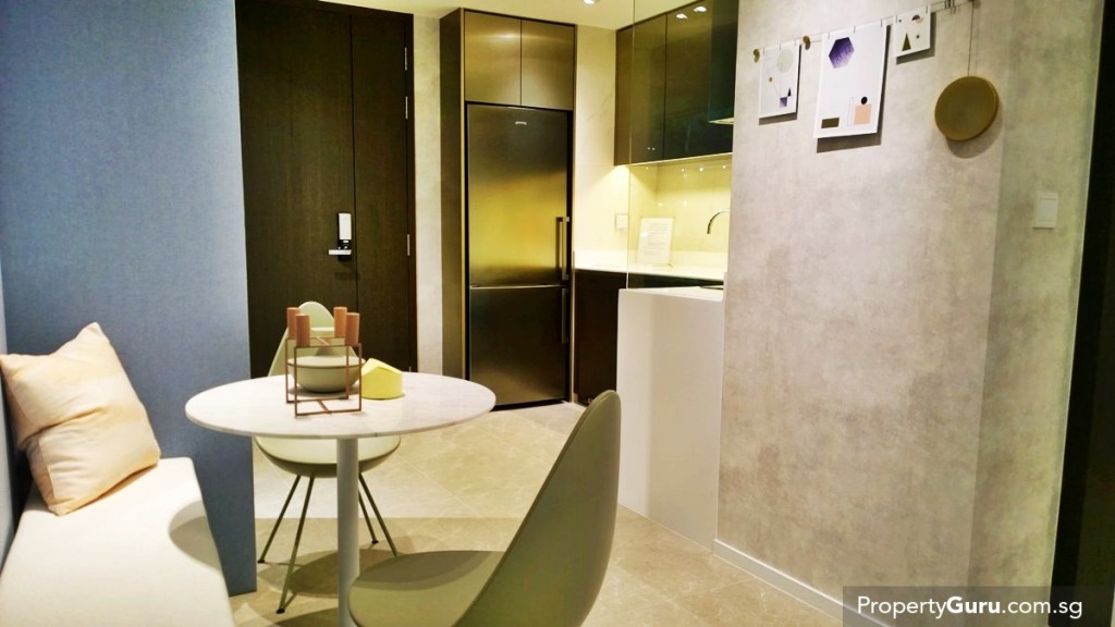 2BR co space open kitchen